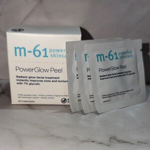 m-61 PowerGlow Peel Radiant Glow Facial Treatment NEW IN SEALED BOX!